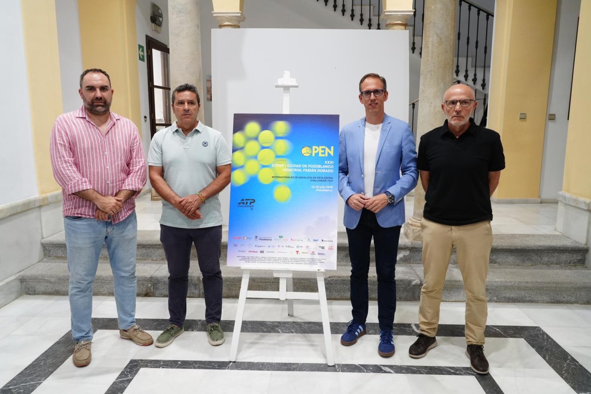 Pozoblanco acoge el Open ATP Challenger 75 del 13 al 19 de julio de 2026