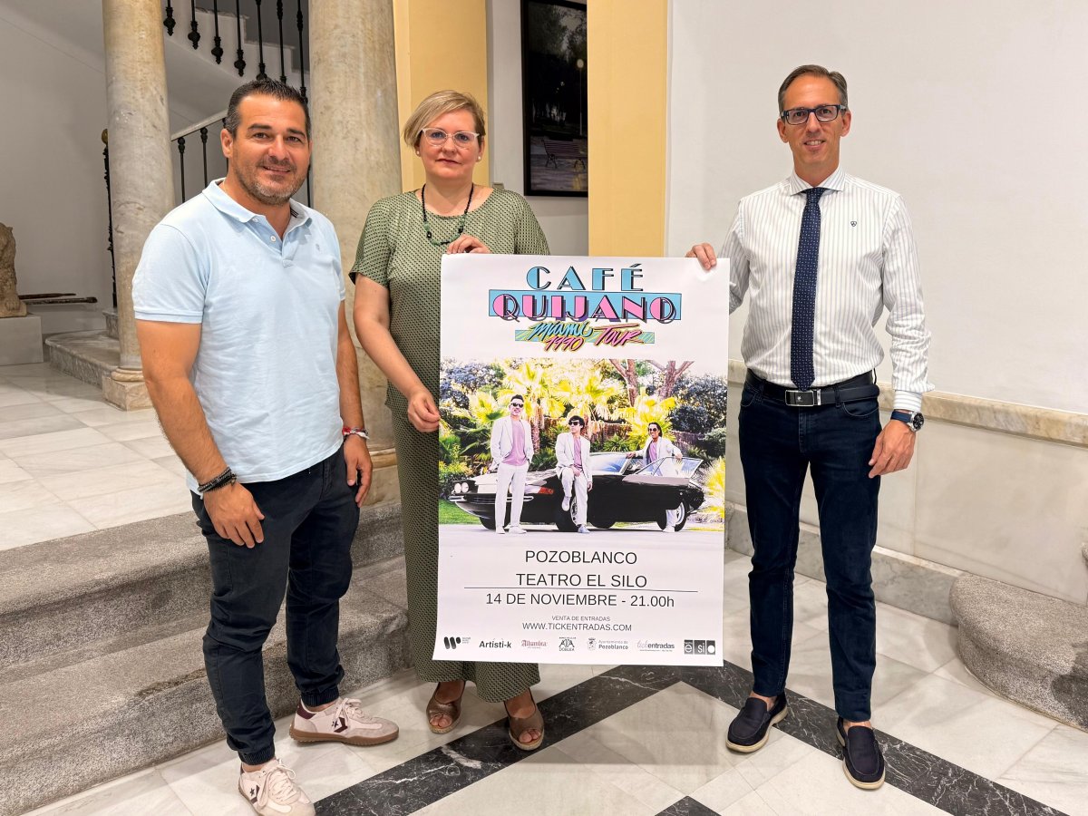 Café Quijano traerá 'Miami Tour 1990' a Pozoblanco; entradas a la venta 11 jun 12:00