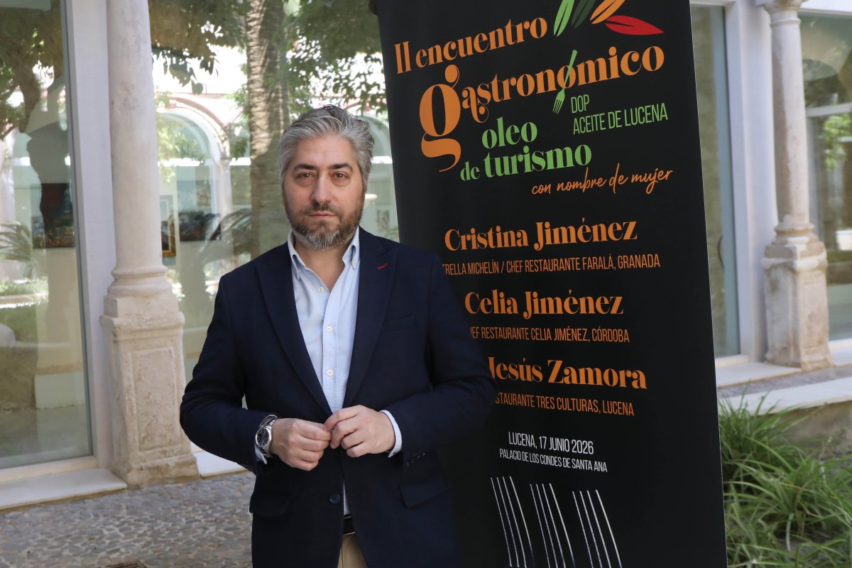 Showcooking AOVE D.O.P. Aceite de Lucena con tres chefs andaluzas en patio barroco, 17J