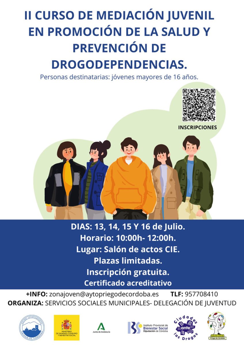 Ii Curso De Mediación Juvenil En Promoción De La Salud Y Prevención De Drogodependencias.