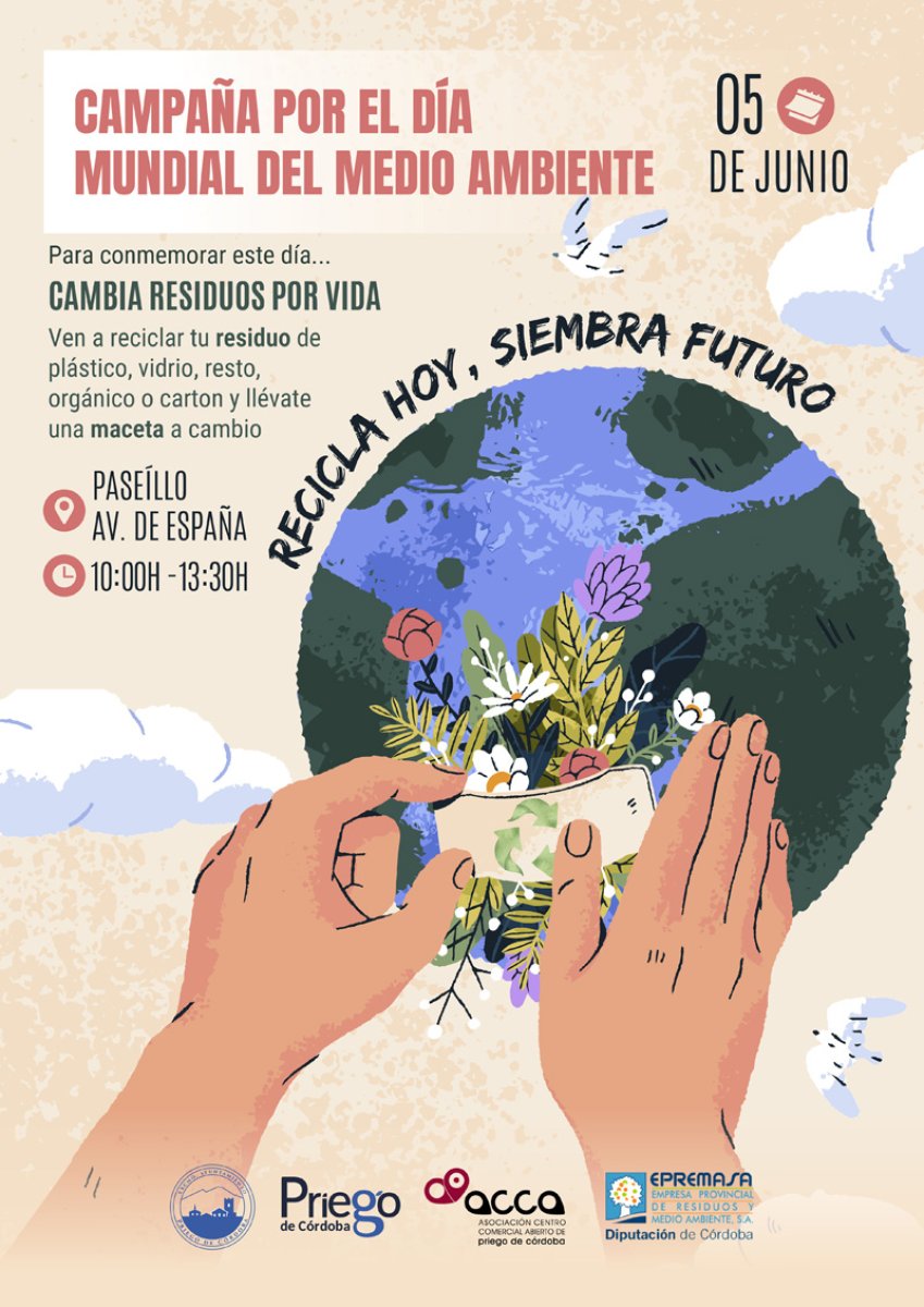 Campaña por el día Mundial del Medio Ambiente, 5 junio 2026
