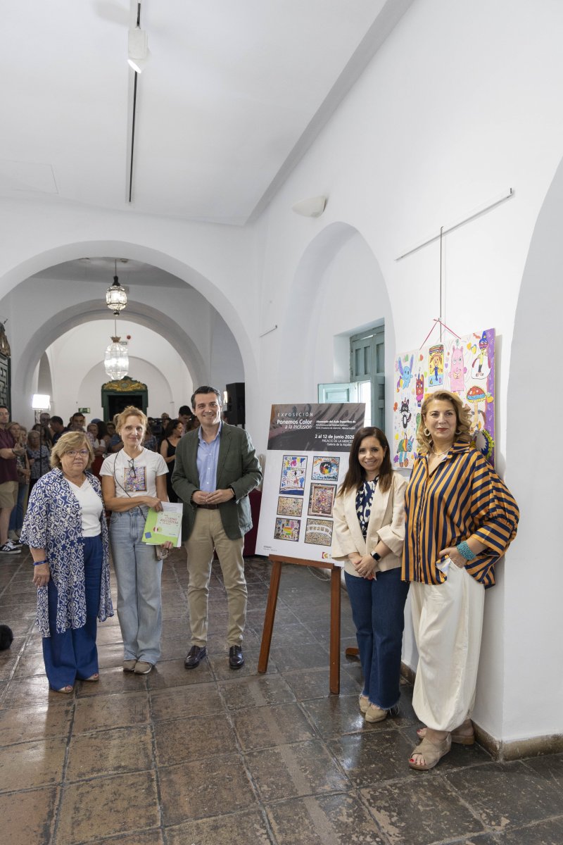 Alumnado con TEA y TDHA expone "Ponemos color a la inclusión" en la Arpillera (2-12 jun)