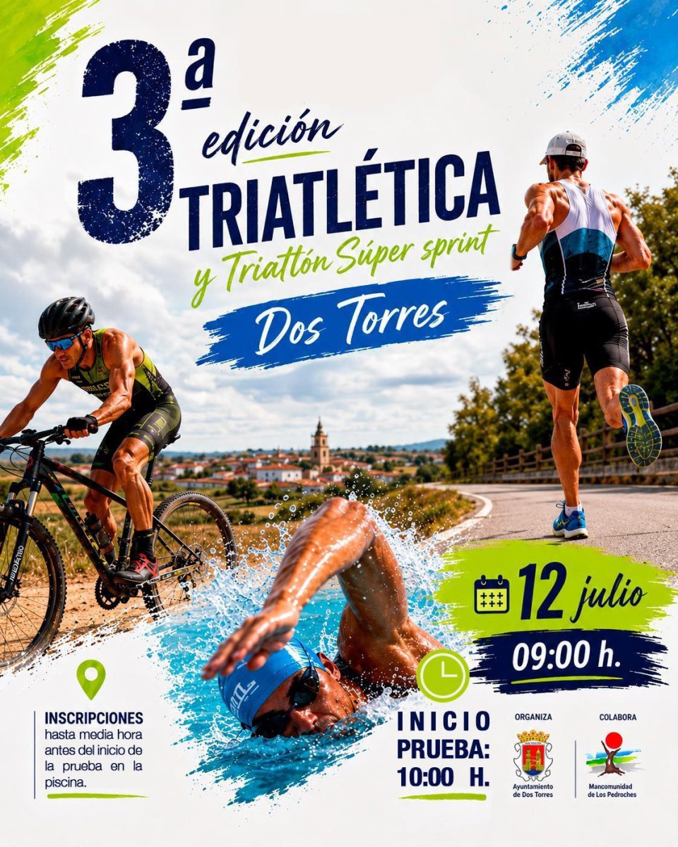 3ª Triatletita y Triatlón Súper Sprint Dos Torres