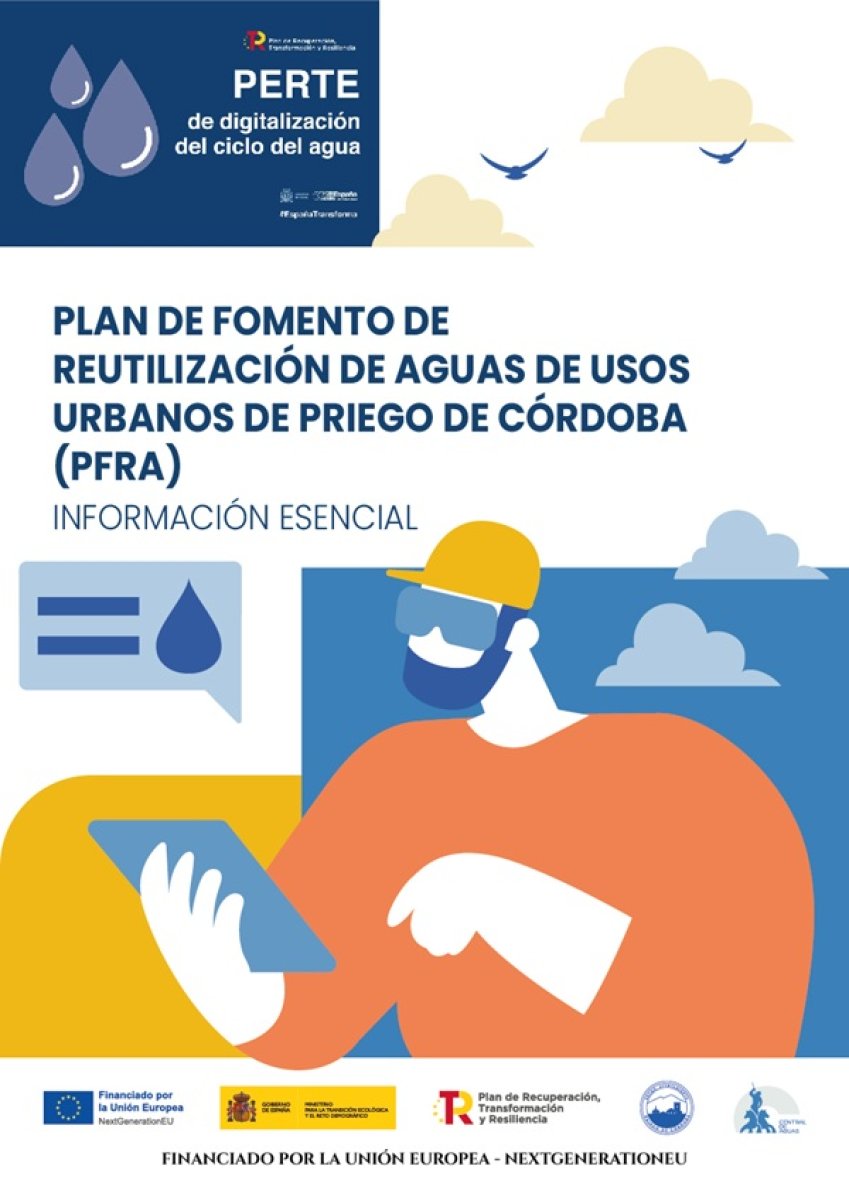 Priego impulsa plan para reutilizar aguas regeneradas en olivar y servicios municipales