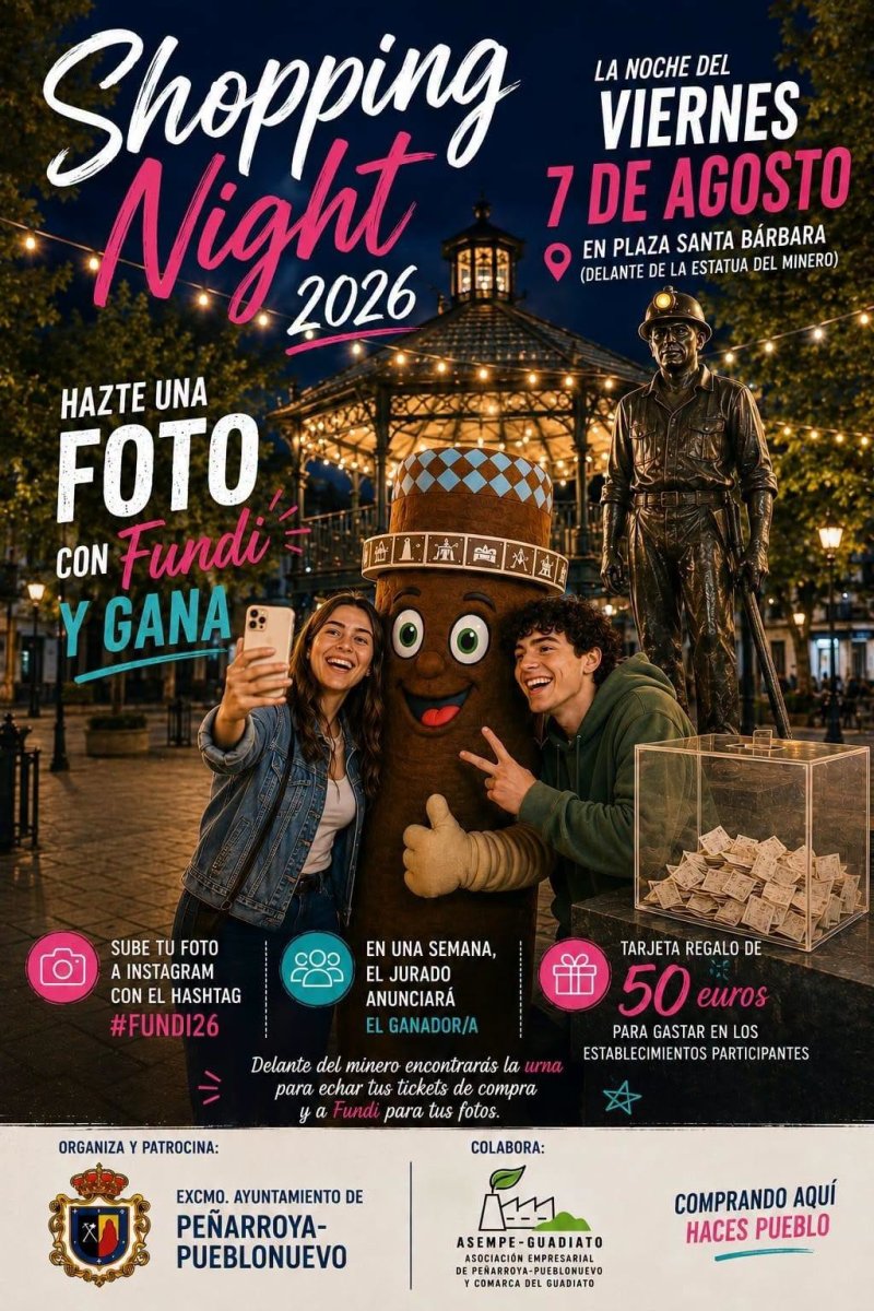 Shopping Night 7 de agosto: tiendas hasta medianoche, sorteos, charanga y actividades familiares