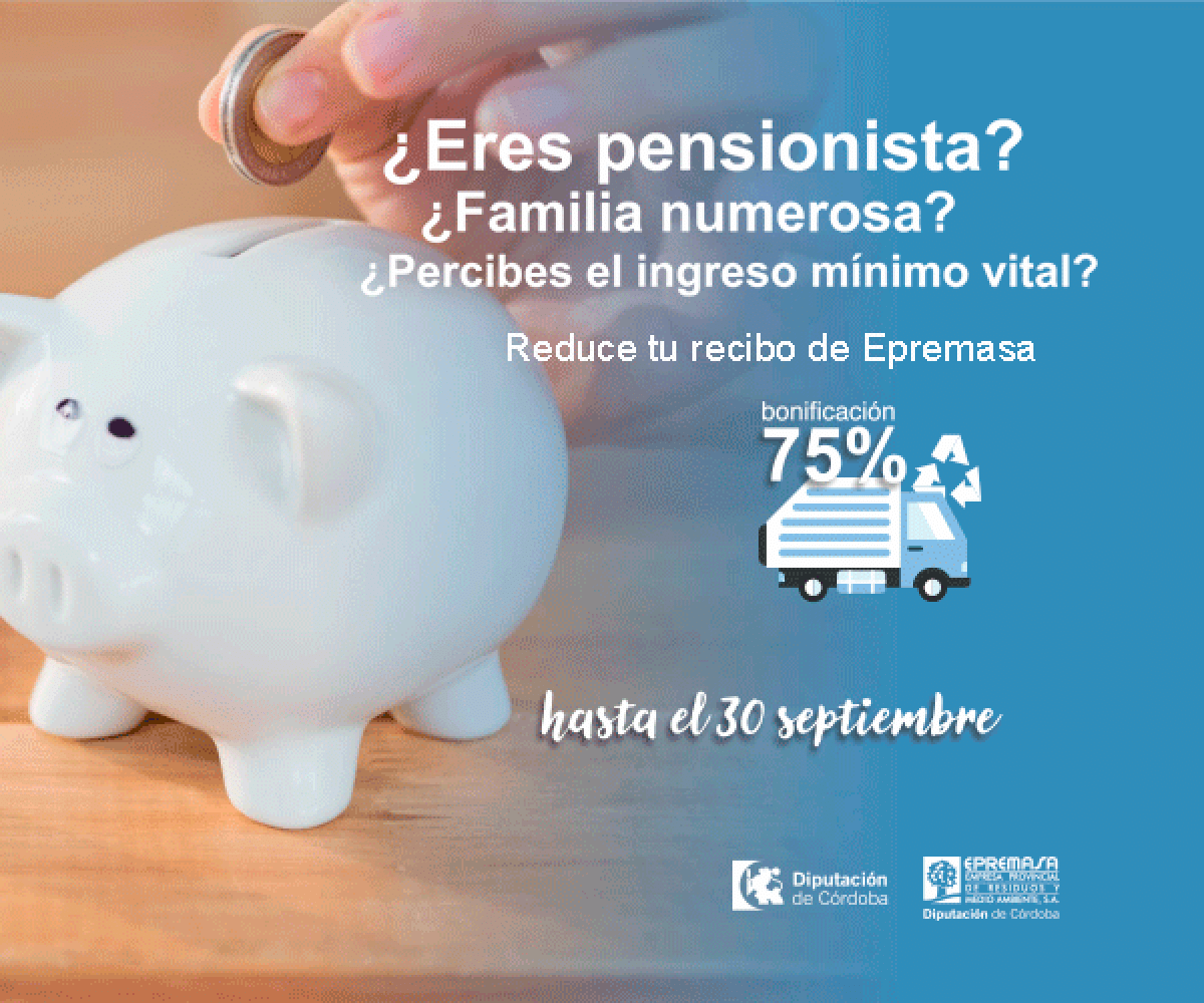 Epremasa ofrece rebaja del 75% en la tasa de residuos hasta 2029; solicitudes 1 jul-30 sept