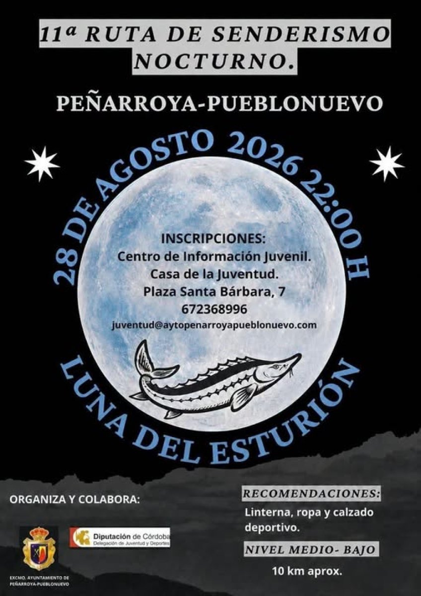 Inscripciones hasta el 15 de agosto para la XI Ruta de Senderismo Nocturno (28 ago, 22:00)
