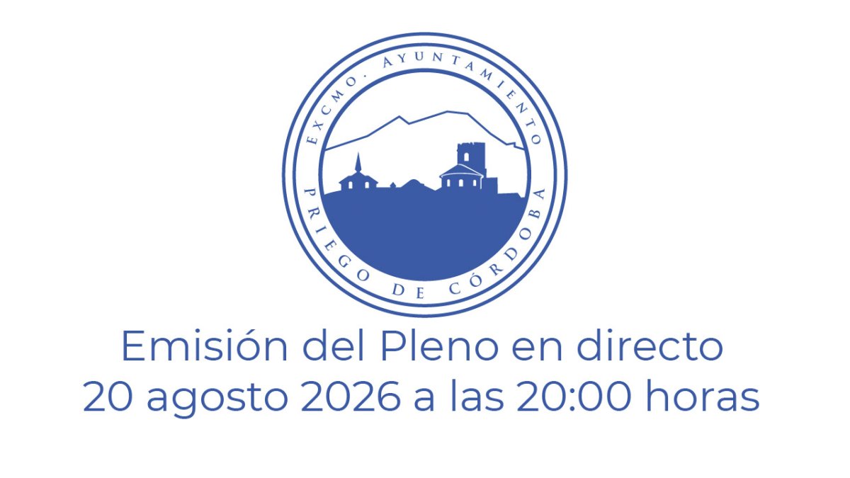 Próximo Pleno convocado para el 20 de agosto de 2026, Síguelo en Directo