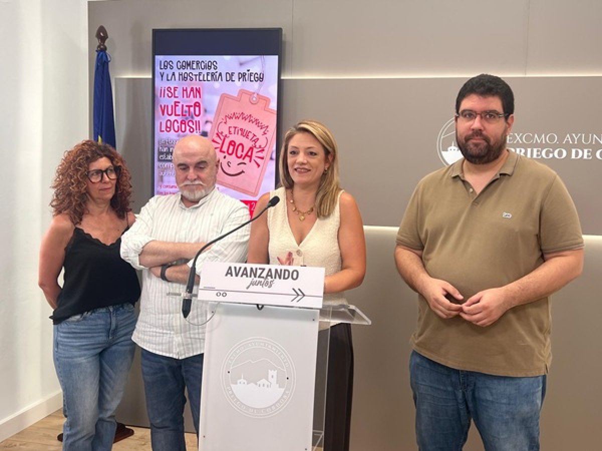 Priego celebra 'Etiqueta Loca' (26-28 ago): hostelería se suma y 40 comercios confirmados