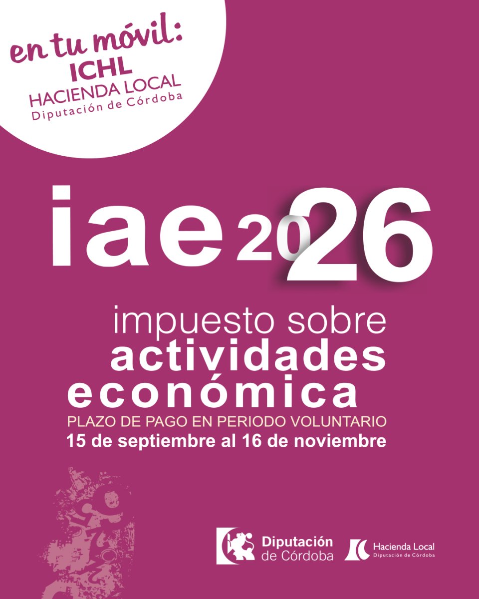 ABIERTO EL PLAZO DE INGRESO del Impuesto sobre Actividades Económicas 2026 (IAE)