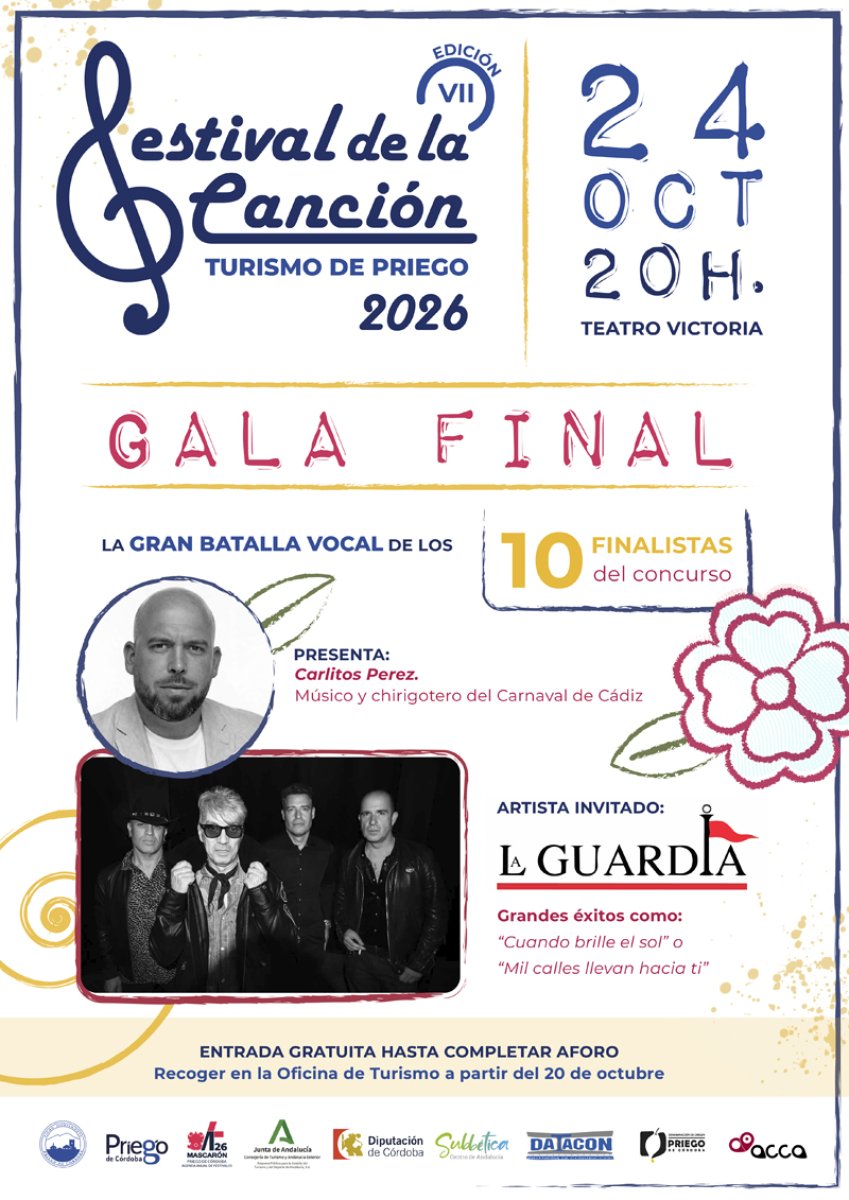 VII Festival de la Canción Turismo de Priego, gala final el próximo 24 de octubre