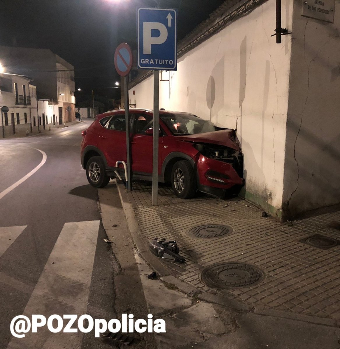 Accidente de circulación en Pozoblanco