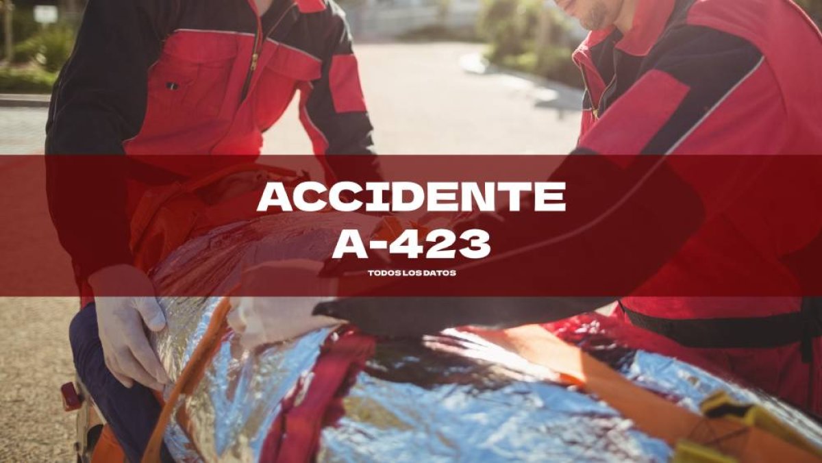 La A-423 se convierte en protagonista de otro accidente de trafico causado por granizo