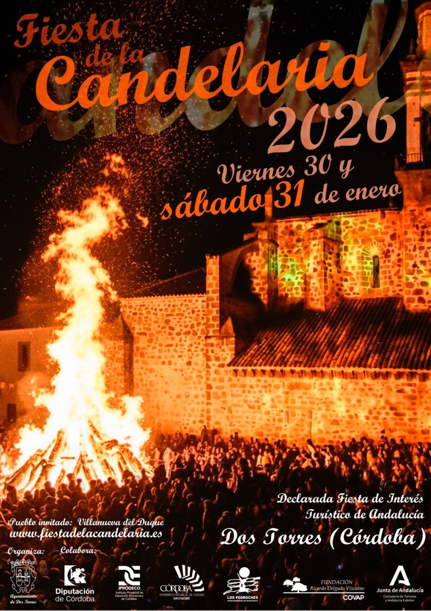 Dos Torres acoge la Candelaria 2026, nueva Fiesta de Interés Turístico de Andalucía