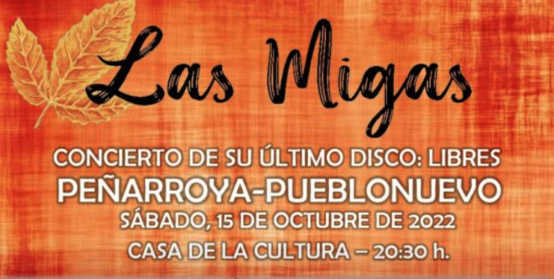Concierto de Las Migas en Peñarroya Pueblonuevo