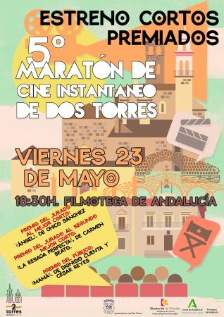imagen de PRESENTACIÓN DE LOS CORTOS GANADORES DEL 5º MARATÓN DE CINE INSTANTÁNEO DE DOS TORRES EN LA FILMOTECA DE ANDALUCÍA EN CÓRDOBA