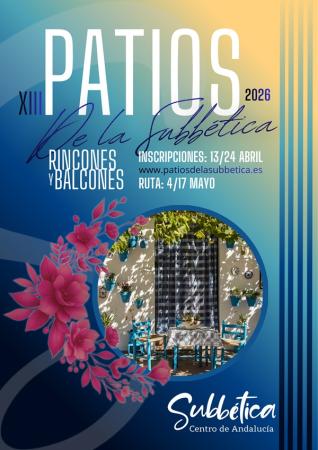 imagen de Inscripciones abiertas (13-24 abril) para la 13ª edición del Concurso de Patios de la Subbética