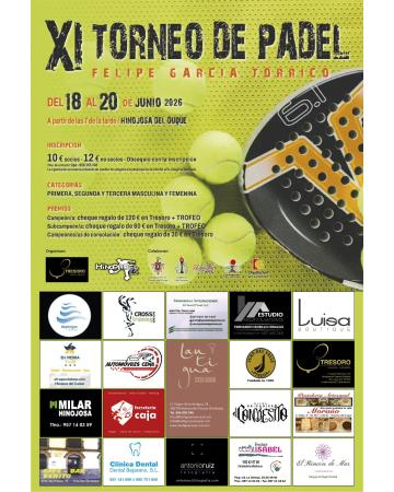 imagen de XI Torneo de Pádel 'Felipe García Torrico' en Hinojosa del Duque, 18-20 de junio