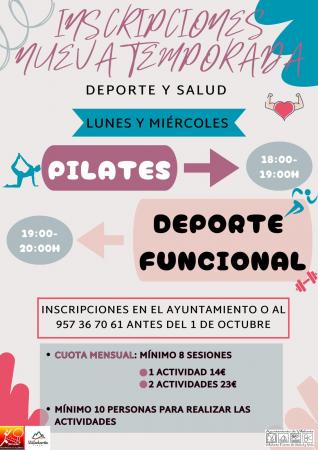 imagen de GIMNASIA DE MANTENIMIENTO. PILATES Y FUNCIONAL