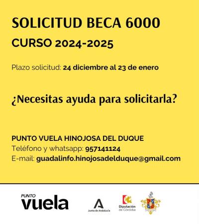 imagen de SOLICITUD BECA 6000