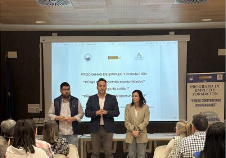 imagen de CLAUSURADOS LOS TALLERES DE EMPLEO Y FORMACIÓN ‘PRIEGO CONSTRUYENDO I’ Y ‘PRIEGO TE CUIDA I’, CON LA PUESTA EN MARCHA DE UNA NUEVA EDICIÓN