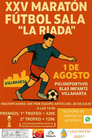 imagen de XXV MARATÓN FÚTBOL SALA «LA RIADA»