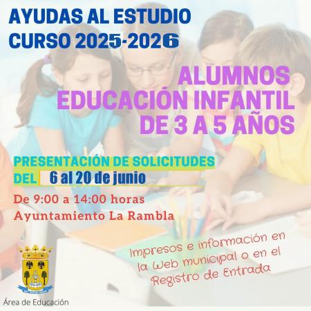 imagen de AYUDAS AL ESTUDIO CURSO 2025-2026