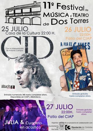 imagen de 11º FESTIVAL DE MÚSICA Y TEATRO DE DOS TORRES