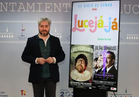 imagen de Lucena presenta Carnaval 2026 y la III edición del ciclo humorístico "Lucejá...Já"