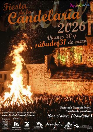 imagen de CARTEL Y PROGRAMACIÓN DE LA FIESTA DE LA CANDELARIA DE DOS TORRES 2026