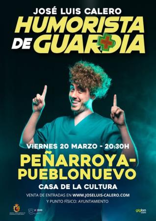 imagen de Calero trae "Humorista de Guardia" a la Casa de la Cultura (20 de marzo)