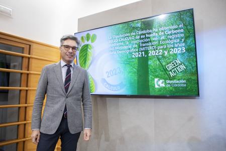 imagen de Diputación de Córdoba obtiene sello MITERD por su huella de carbono (882 tCO2e/año)