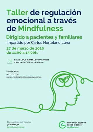 imagen de TALLER DE REGULACIÓN EMOCIONAL A TRAVÉS DEL MINDFULNESS – AECC