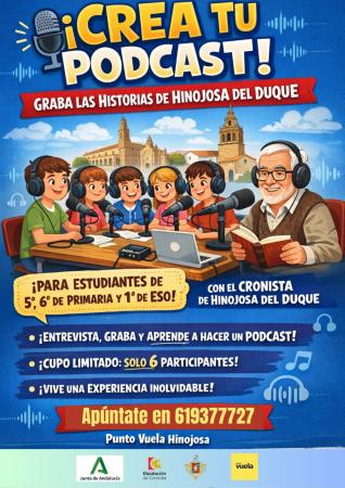 imagen de CURSO PUNTO VUELA, ¡CREA TU PROPIO PODCAST!
