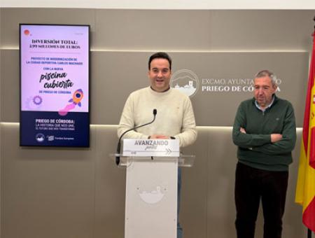 imagen de Priego de Córdoba invertirá 2,99 M€ en piscina cubierta, gimnasio y renovación del césped