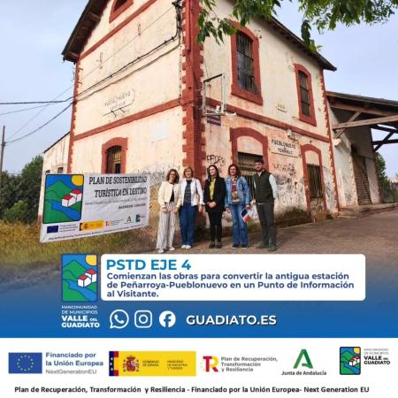 imagen de Peñarroya-Pueblonuevo rehabilita la estación como Punto de Información turística