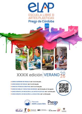 imagen de Xxxix Edición de La Escuela Libre De Artes Plásticas Priego De Córdoba Verano 2026