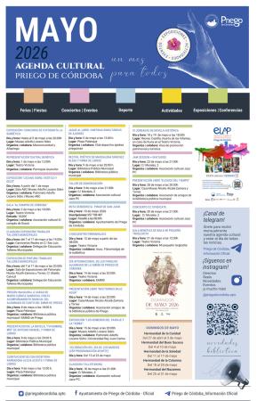 imagen de Agenda Cultural Mayo 2026