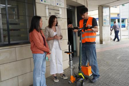imagen de Montilla inicia la redacción de un Plan de Accesibilidad con muestreo en patinete e IA