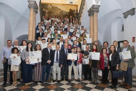 imagen de Certamen ibérico de AOVE: 223 muestras, premios para Priego y 98,5 para Oleobrácana y Hadrianus