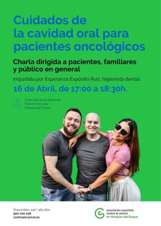 imagen de Jornada sobre cuidados de la cavidad oral para pacientes oncológicos, 16 de abril en el Centro Social