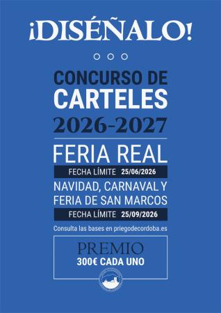 imagen de Concurso De Carteles Feria Real 2026, Navidad 2026, Carnaval 2027 Y Feria De San Marcos 2027
