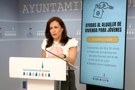 imagen de Lucena abre ayudas al alquiler juvenil (18-35) 2026: 60.000€ y 150€/mes; plazo 3 julio