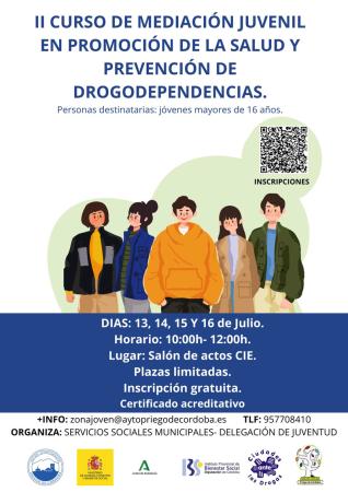 imagen de Ii Curso De Mediación Juvenil En Promoción De La Salud Y Prevención De Drogodependencias.