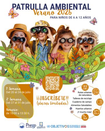 imagen de Priego organiza talleres ambientales gratuitos para niños 6–12: 20–24 y 27–31 de julio