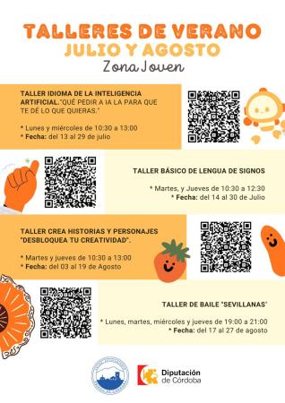 imagen de Verano Joven 2026. Talleres Zona Joven