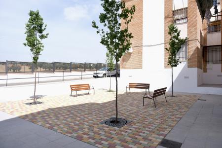 imagen de Finalizan obras en el bloque 9 de Pedro Garfias: 87.859€ y 315 jornales para mejorar accesos