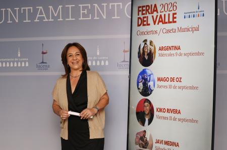 Lucena adelanta la Feria del Valle al 8-12 de septiembre de 2026 con jornada silenciosa y grandes conciertos