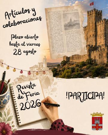 imagen de Convocan colaboraciones para el periódico de Feria 2026 de Almodóvar del Río; plazo 28/08/2026