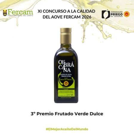 imagen de Olibrácana (DOP Priego de Córdoba) logra el 3º premio en Frutado Verde Dulce en Fercam